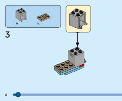 LEGO 40644 instructions page 6 – build guide