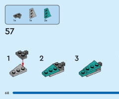 LEGO 40644 instructions page 68 – build guide