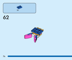 LEGO 40644 instructions page 74 – build guide