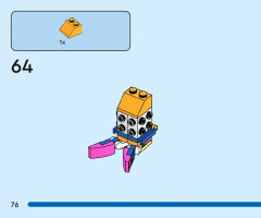 LEGO 40644 instructions page 76 – build guide