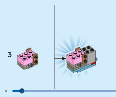 LEGO 40644 instructions page 8 – build guide