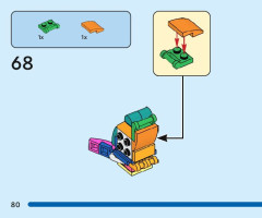 LEGO 40644 instructions page 80 – build guide