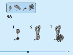 LEGO 40651 instructions page 43 – build guide