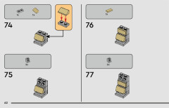 LEGO 40658 instructions page 62 – build guide
