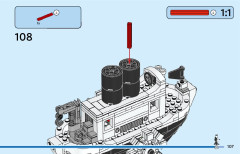 LEGO 40659 instructions page 107 – build guide