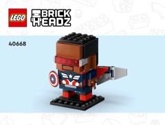 LEGO 40668 instructions page 1 – build guide