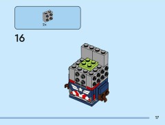 LEGO 40668 instructions page 17 – build guide