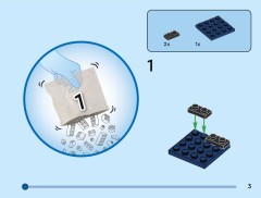 LEGO 40668 instructions page 3 – build guide