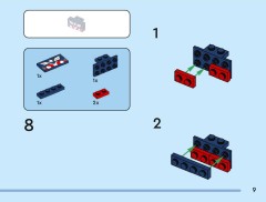 LEGO 40668 instructions page 9 – build guide