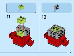 LEGO 40668 instructions page 15 – build guide