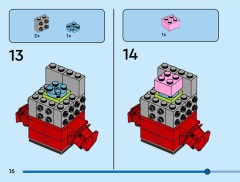 LEGO 40668 instructions page 16 – build guide