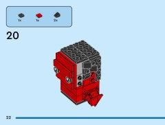 LEGO 40668 instructions page 22 – build guide