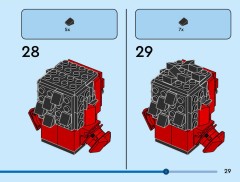 LEGO 40668 instructions page 29 – build guide