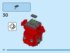 LEGO 40668 instructions page 30 – build guide