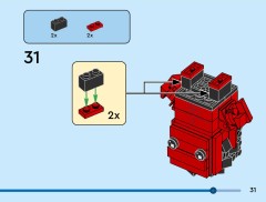 LEGO 40668 instructions page 31 – build guide