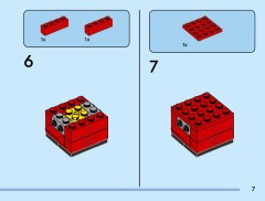 LEGO 40668 instructions page 7 – build guide