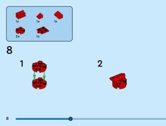 LEGO 40668 instructions page 8 – build guide