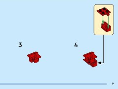 LEGO 40668 instructions page 9 – build guide