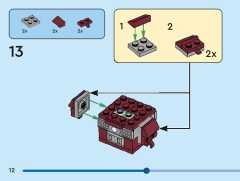 LEGO 40669 instructions page 12 – build guide