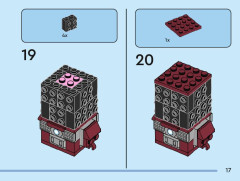 LEGO 40669 instructions page 17 – build guide