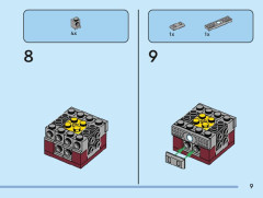 LEGO 40669 instructions page 9 – build guide