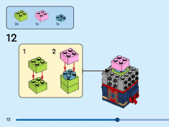 LEGO 40670 instructions page 12 – build guide