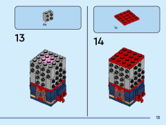 LEGO 40670 instructions page 13 – build guide