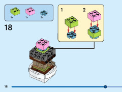 LEGO 40671 instructions page 18 – build guide