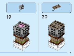 LEGO 40671 instructions page 19 – build guide