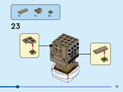 LEGO 40671 instructions page 21 – build guide