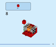 LEGO 40672 instructions page 11 – build guide