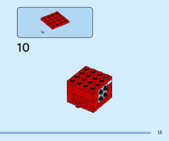 LEGO 40672 instructions page 13 – build guide