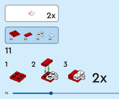 LEGO 40672 instructions page 14 – build guide