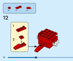 LEGO 40672 instructions page 16 – build guide