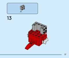 LEGO 40672 instructions page 17 – build guide