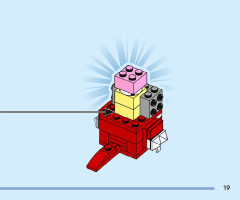 LEGO 40672 instructions page 19 – build guide