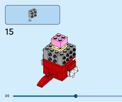 LEGO 40672 instructions page 20 – build guide