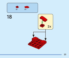 LEGO 40672 instructions page 23 – build guide