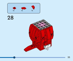 LEGO 40672 instructions page 33 – build guide