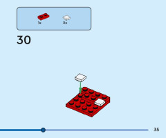 LEGO 40672 instructions page 35 – build guide