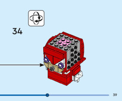 LEGO 40672 instructions page 39 – build guide