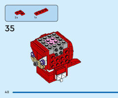 LEGO 40672 instructions page 40 – build guide