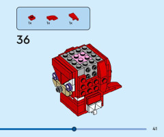 LEGO 40672 instructions page 41 – build guide