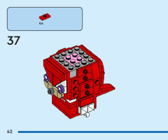 LEGO 40672 instructions page 42 – build guide