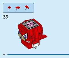 LEGO 40672 instructions page 44 – build guide