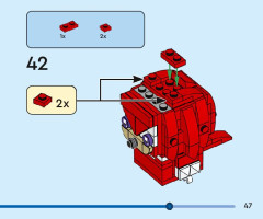 LEGO 40672 instructions page 47 – build guide