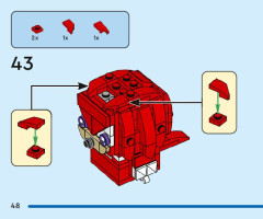 LEGO 40672 instructions page 48 – build guide