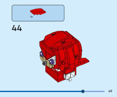 LEGO 40672 instructions page 49 – build guide