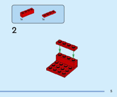 LEGO 40672 instructions page 5 – build guide