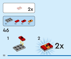 LEGO 40672 instructions page 52 – build guide